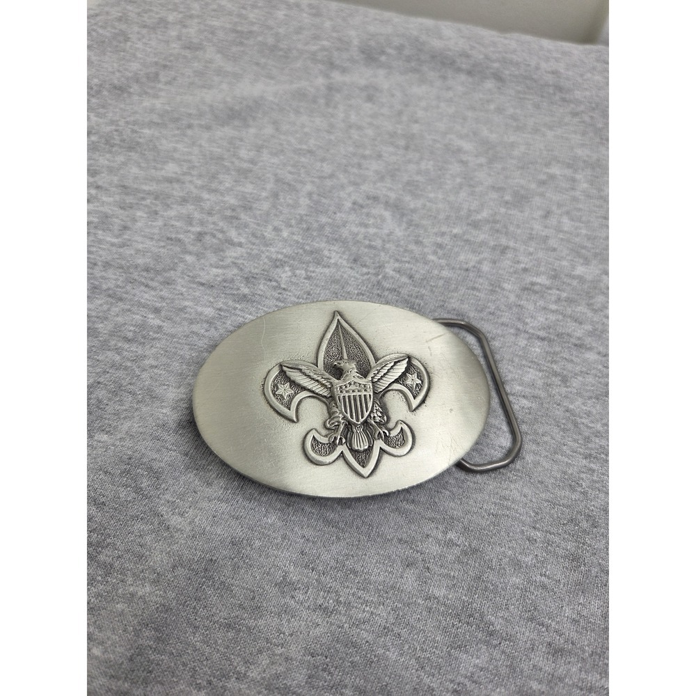 Vintage Boy Scouts of America Fine Pewter Eagle Belt Buckle